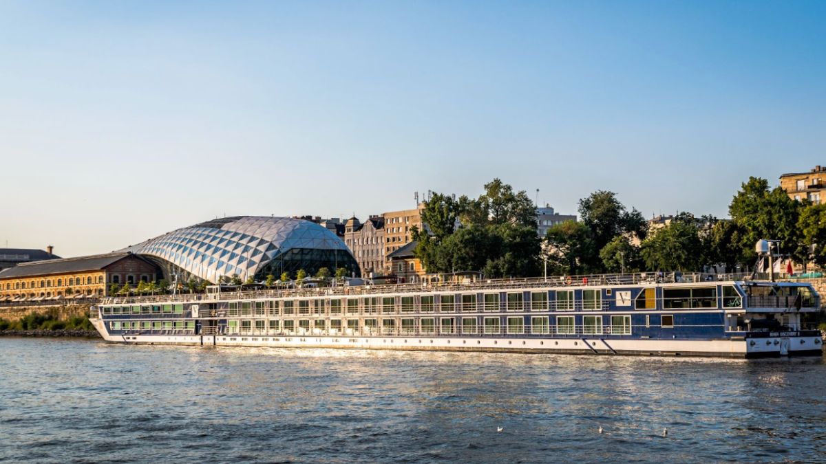 A prominent boat on the water, illustrating the concept of river cruise planning and scenic journeys.