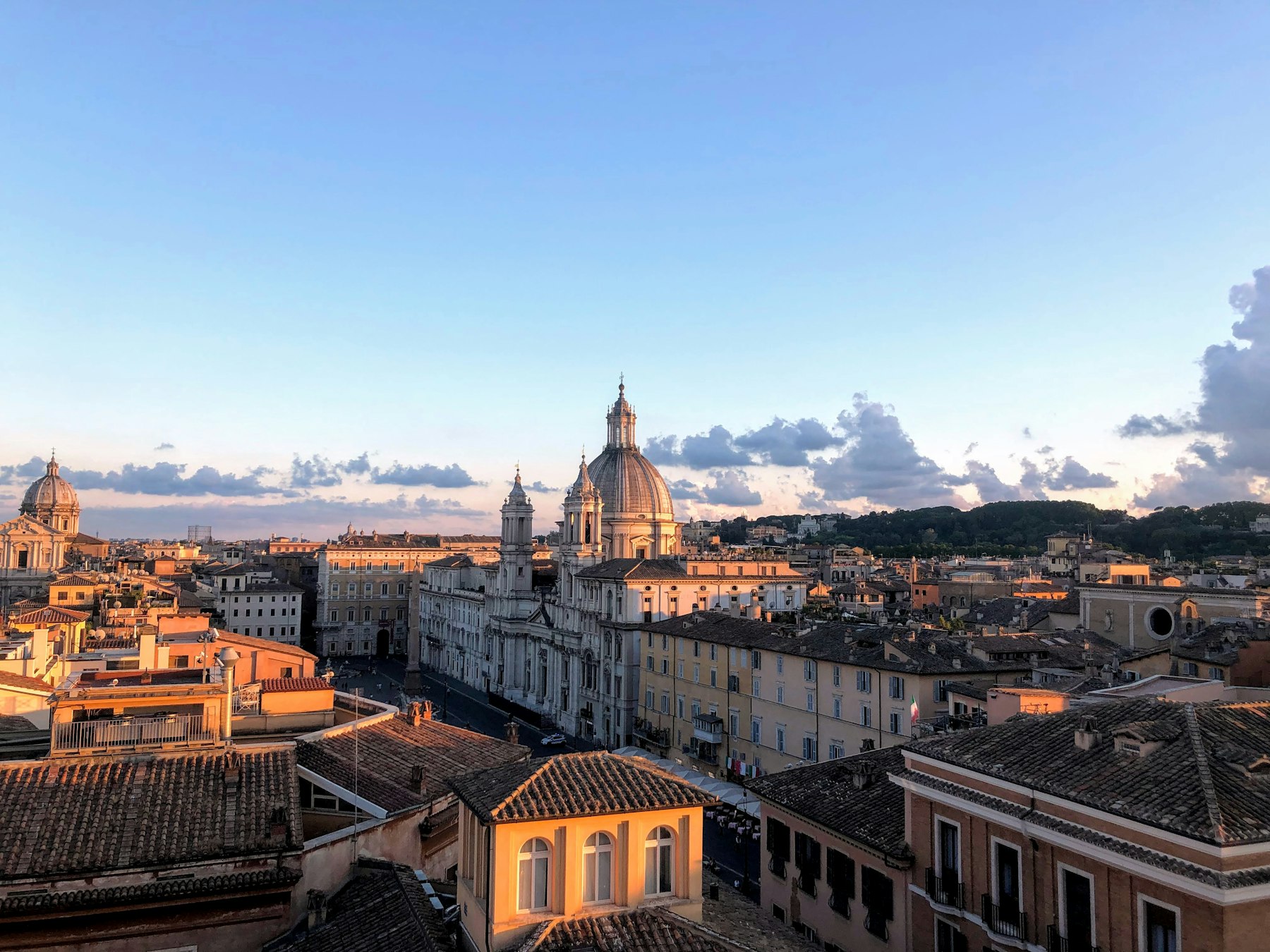 The church of Sant Apollinare above Piazza Navona in Rome, the walkable centre this Italy itinerary 10 days plan is built around.