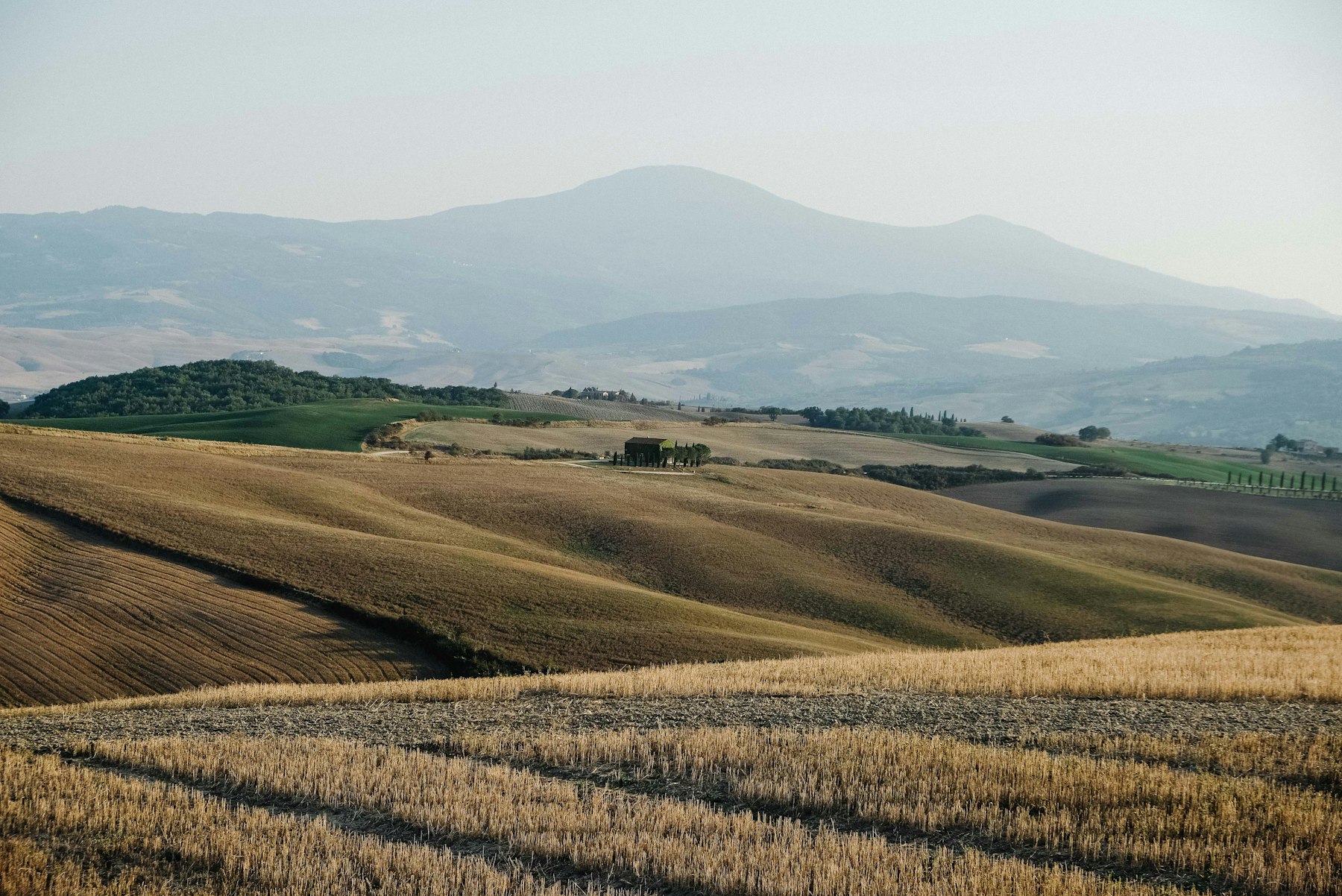 The rolling chalk hills of the Val d Orcia in Tuscany, the second base on this Italy itinerary 10 days plan.