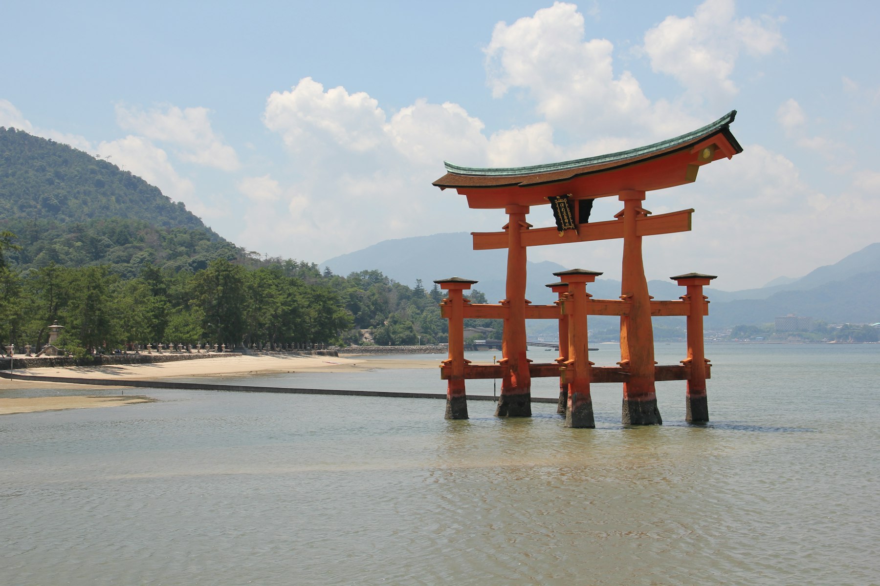 The floating torii gate of Itsukushima Shrine at Miyajima, the closing stop on our 2 week Japan itinerary